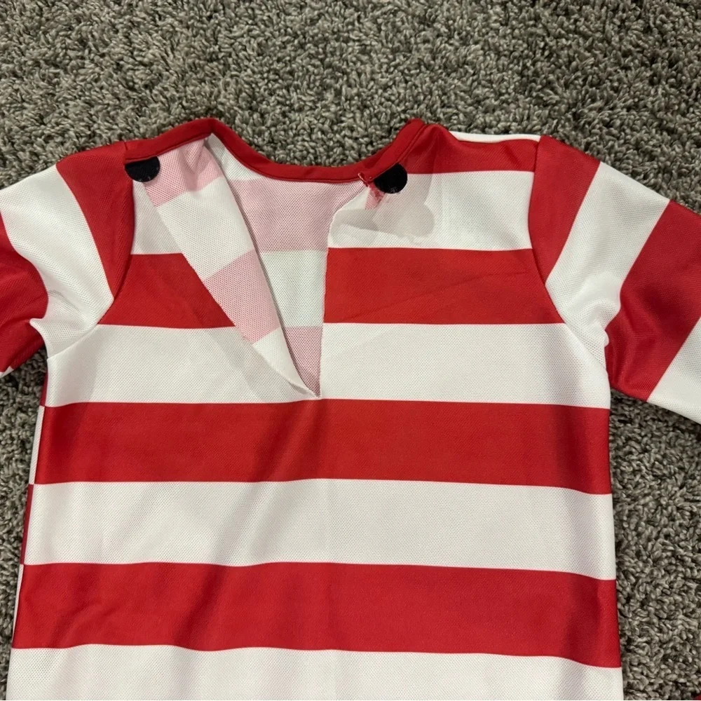 Where’s Waldo costume, size 8